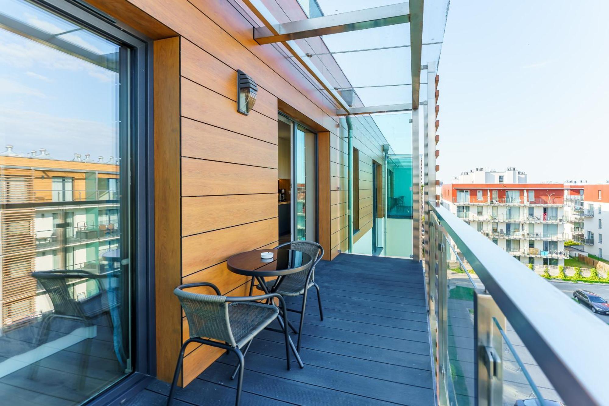 Apartament Morski Navigator By Holidaysun Kolobrzeg Bagian luar foto