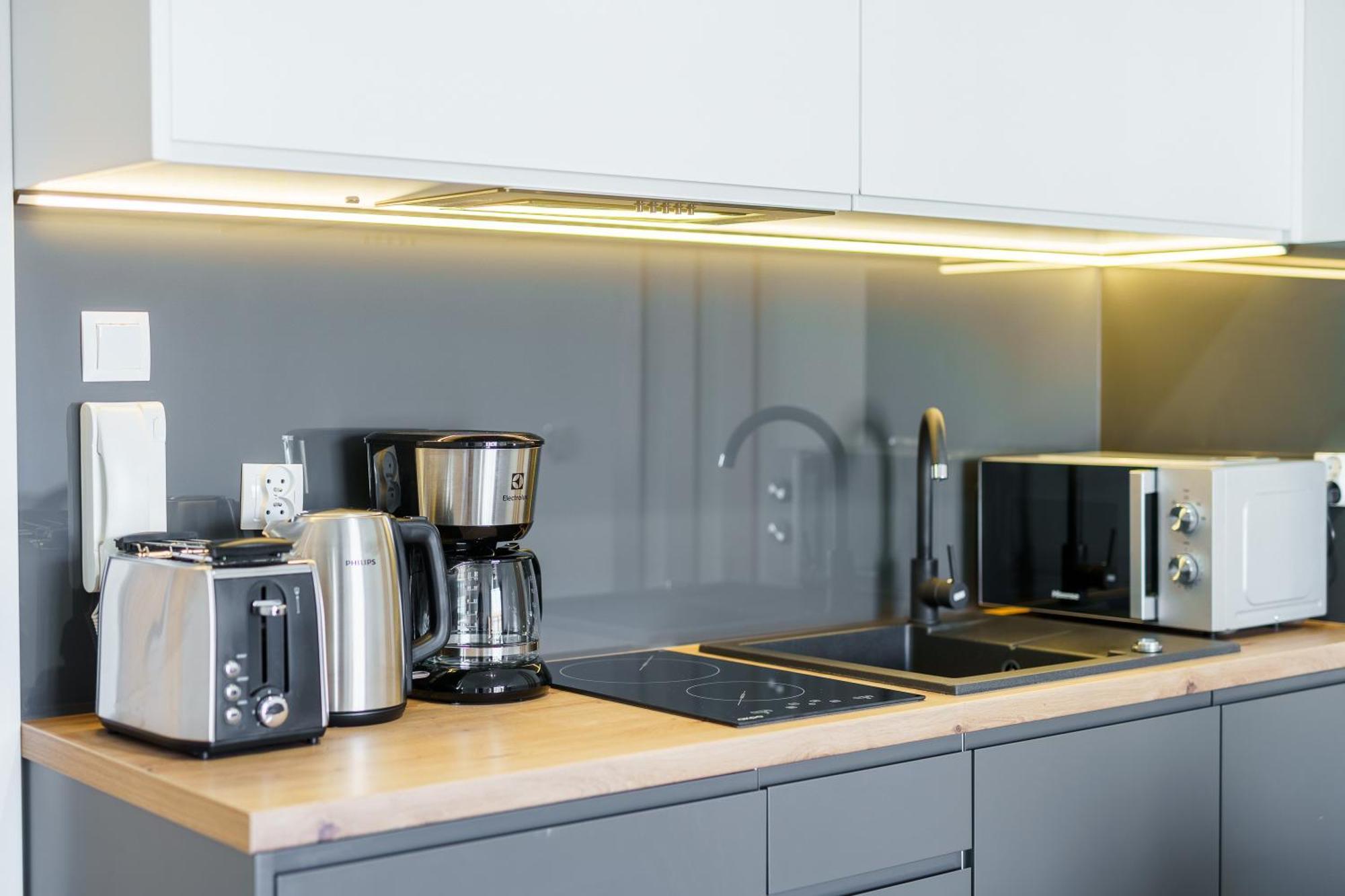 Apartament Morski Navigator By Holidaysun Kolobrzeg Bagian luar foto